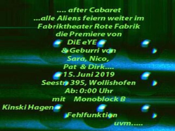 After Cabaret Alien Birthday Party