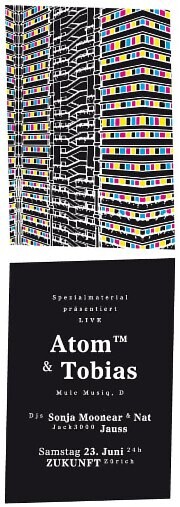 ATOM™ & TOBIAS LIVE (MULE MUSIQ, D), SONJA MOONEAR, NAT, JACK3000: JAUSS