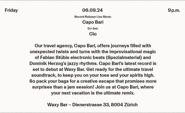Capo Bari Release Party