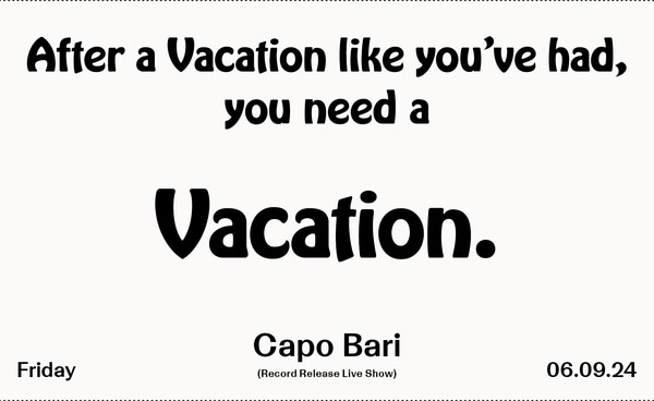 Capo Bari Release Party