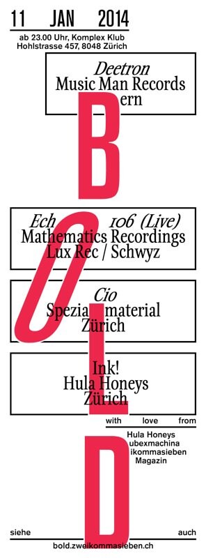 Cio, Deetron, Echo 106, Ink!