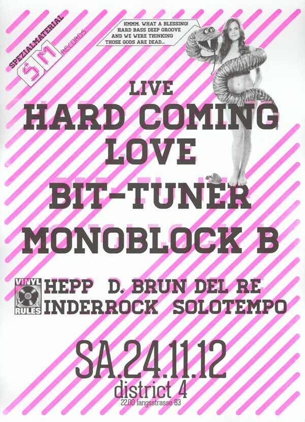 Hard Coming Love / Bit-Tuner / Monoblock B /// DJ's Hepp, D. Brun del Re, Inderrock und Solotempo