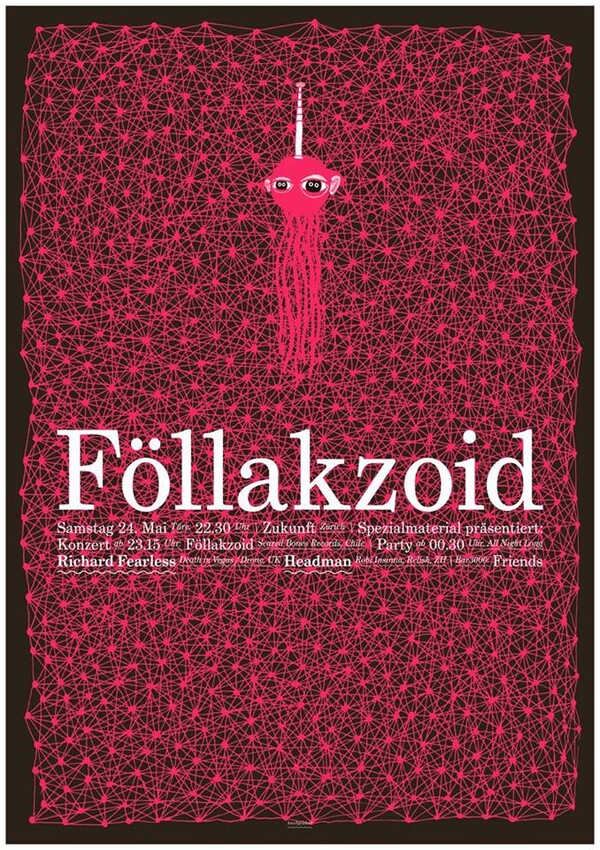 Konzert: Föllakzoid (Sacred Bones, Chile), Afterparty with Richard Fearless (Death in Vegas) & Headman