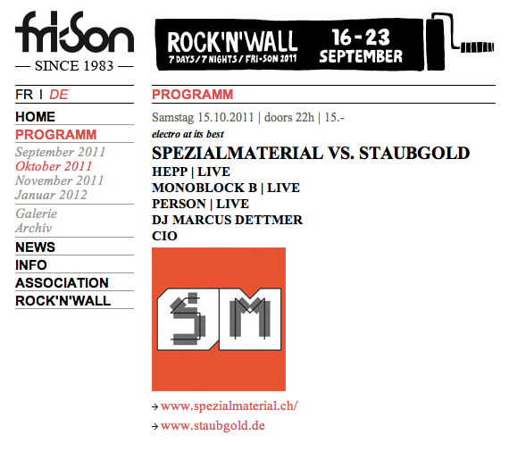 SPEZIALMATERIAL vs. STAUBGOLD